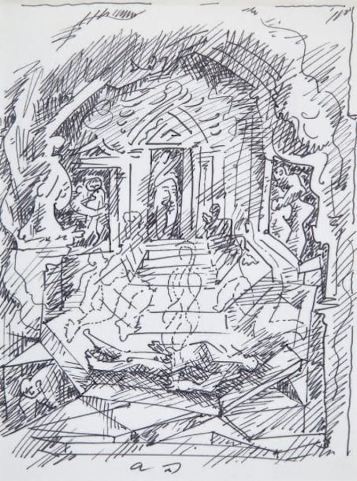 THE RESERVOIR OF THE SENSES by André Masson