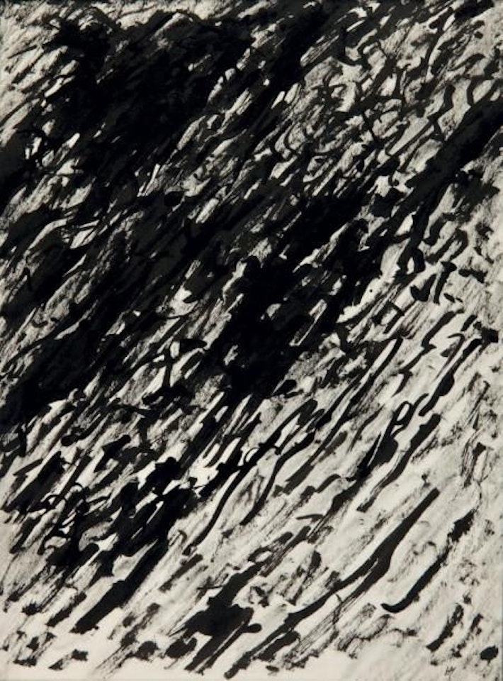 INK ON PAPER SIGNED by Henri Michaux