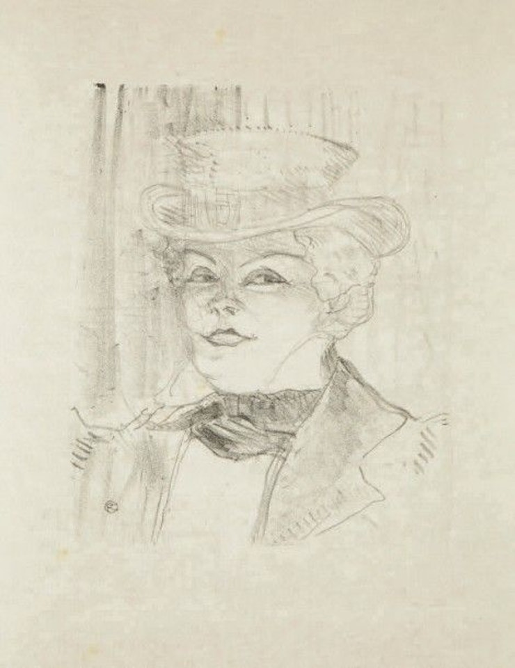 Madame Réjane by Henri de Toulouse-Lautrec