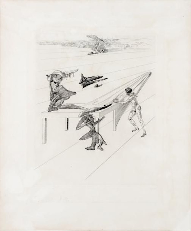 THE GRASSHOUSE CHILD by Salvador Dali