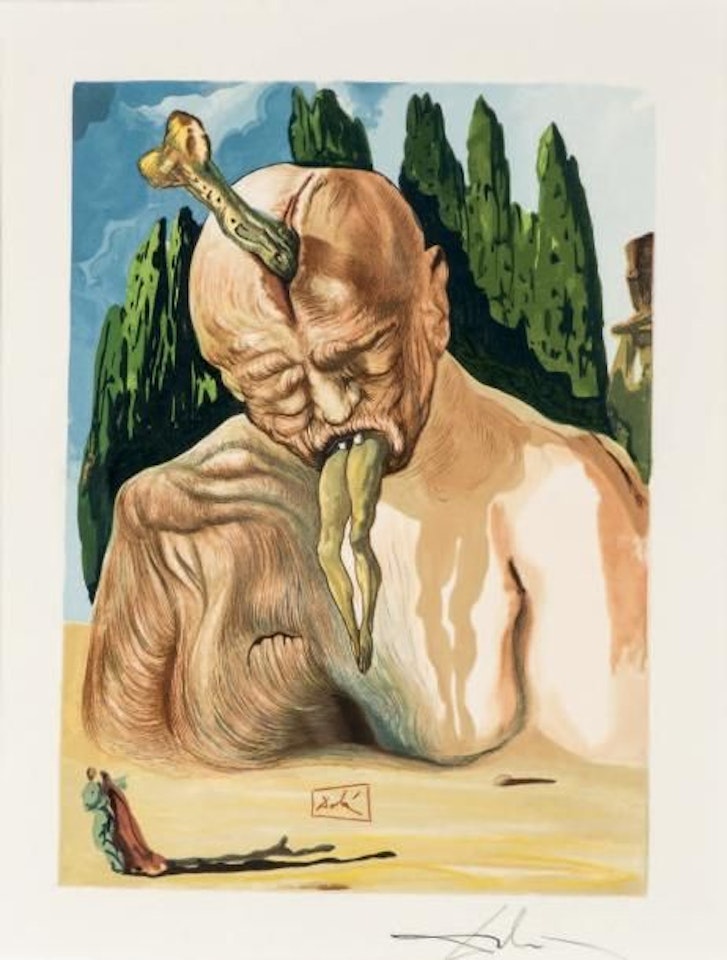 A DEVIL LOGICIAN. DIVINE COMEDY by Salvador Dali
