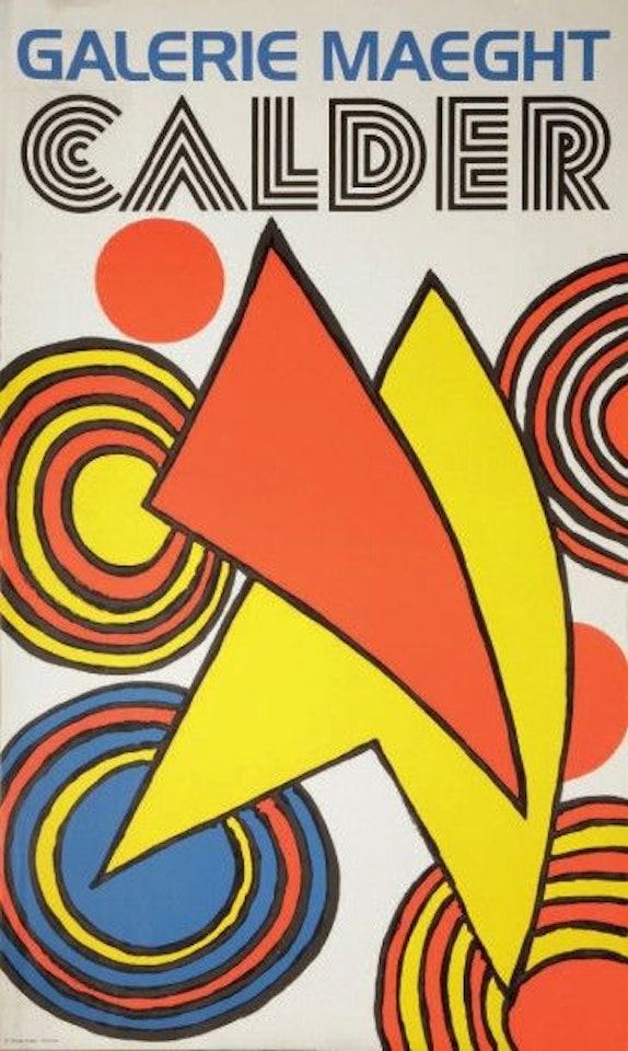 Poster for the Maeght Gallery by Alexander Calder