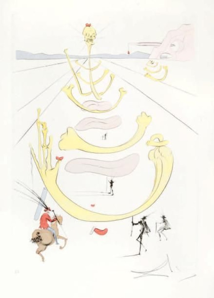 QUEVEDO VISONNAIRE by Salvador Dali