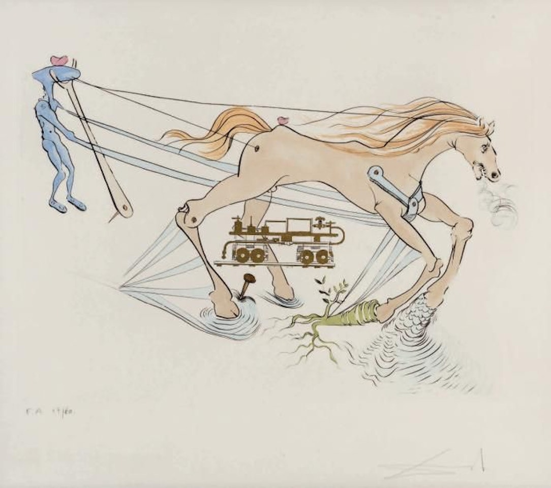 THE HYDROLIC BRAKE by Salvador Dali