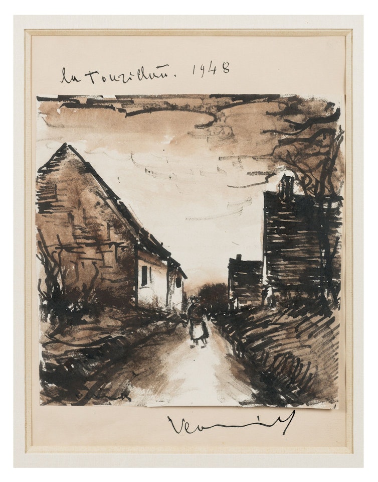 La Tourillière, a street by Maurice de Vlaminck