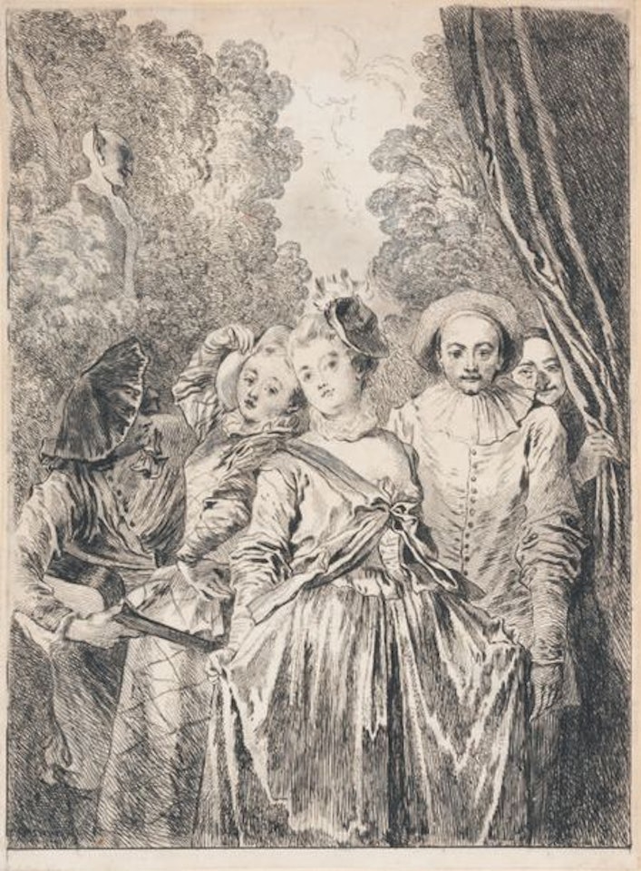 The Italian Troop by Jean-Antoine Watteau