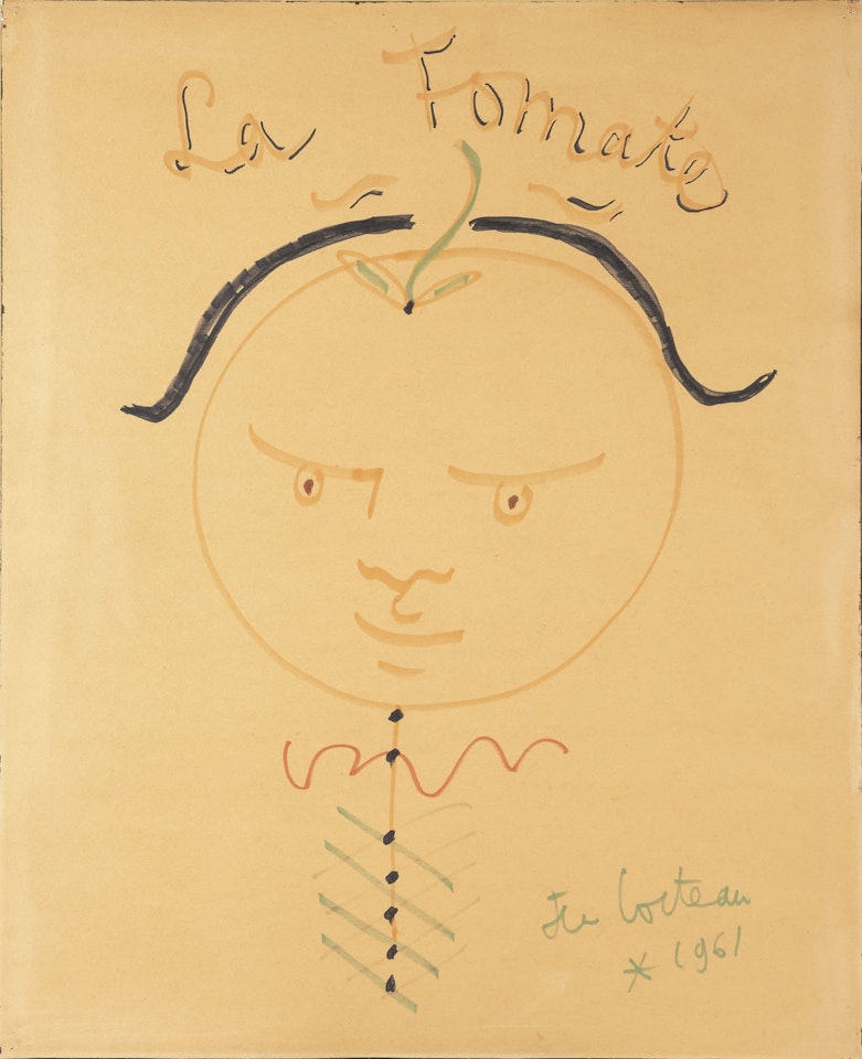 Portrait, La Tomate by Jean Cocteau