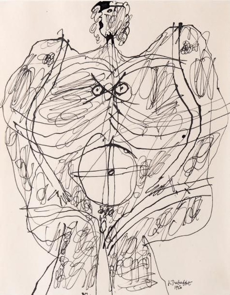Lady"s body, June-August 1950 by Jean Dubuffet
