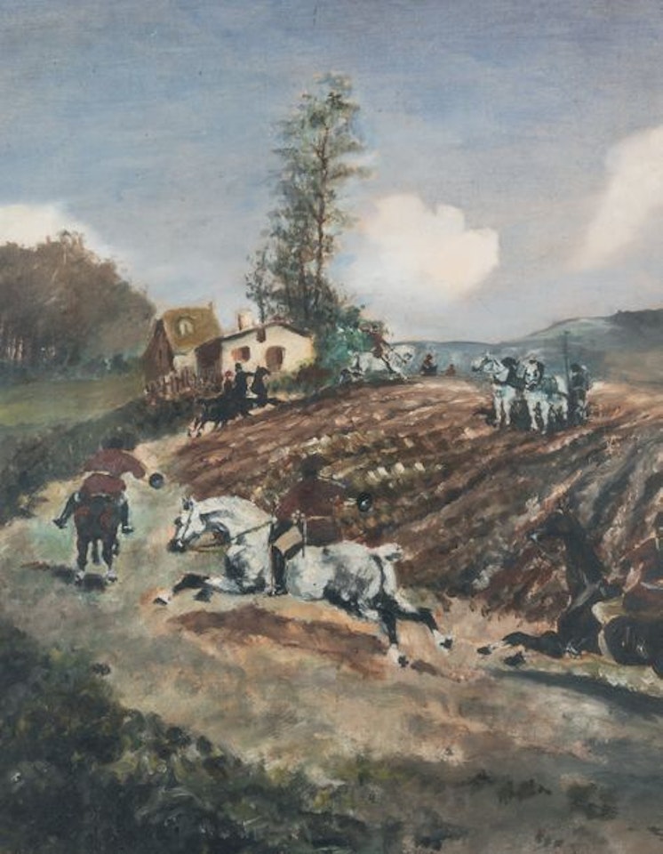 Hunting by Henri de Toulouse-Lautrec