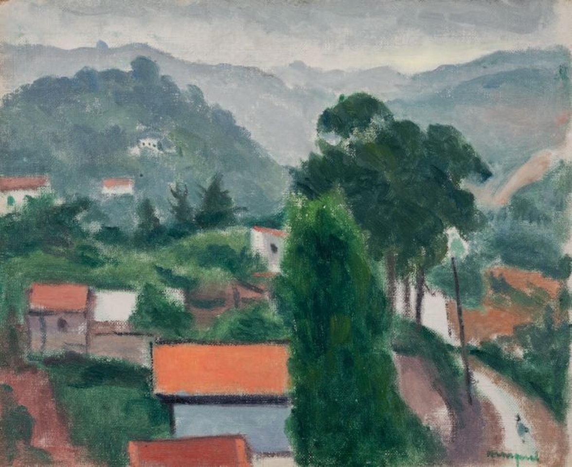 Route de Beau-Fraisier near Algiers by Albert Marquet