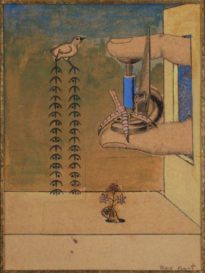 The invention or the bird of infinity by Max Ernst