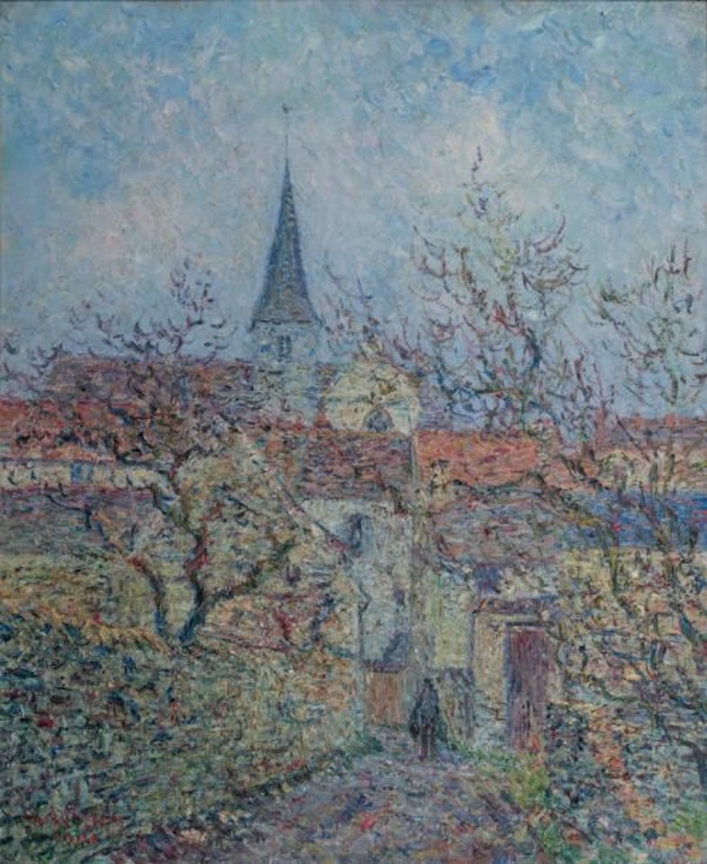 The church of Bennecourt by Gustave Loiseau