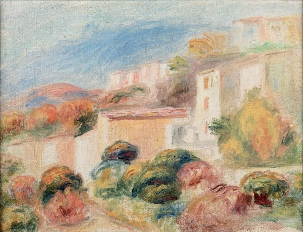 Landscape of Cagnes by Pierre-Auguste Renoir