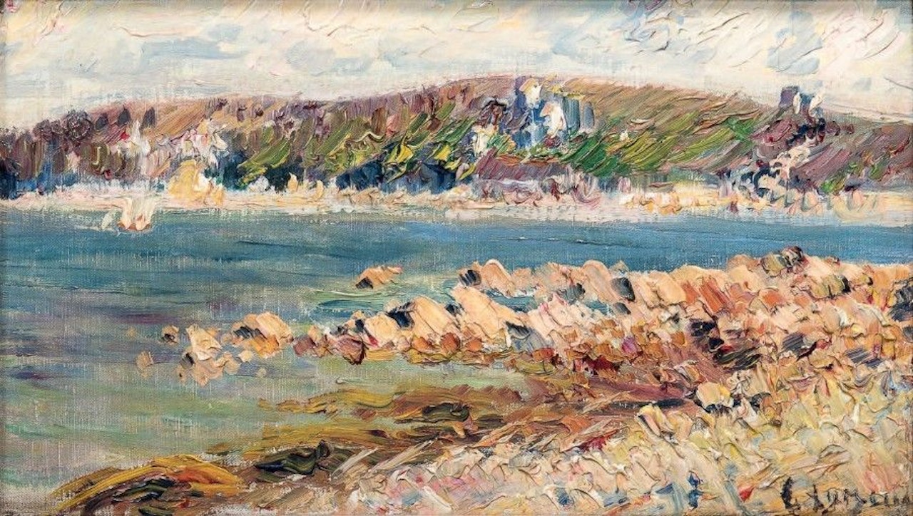 The coast of Brittany by Gustave Loiseau