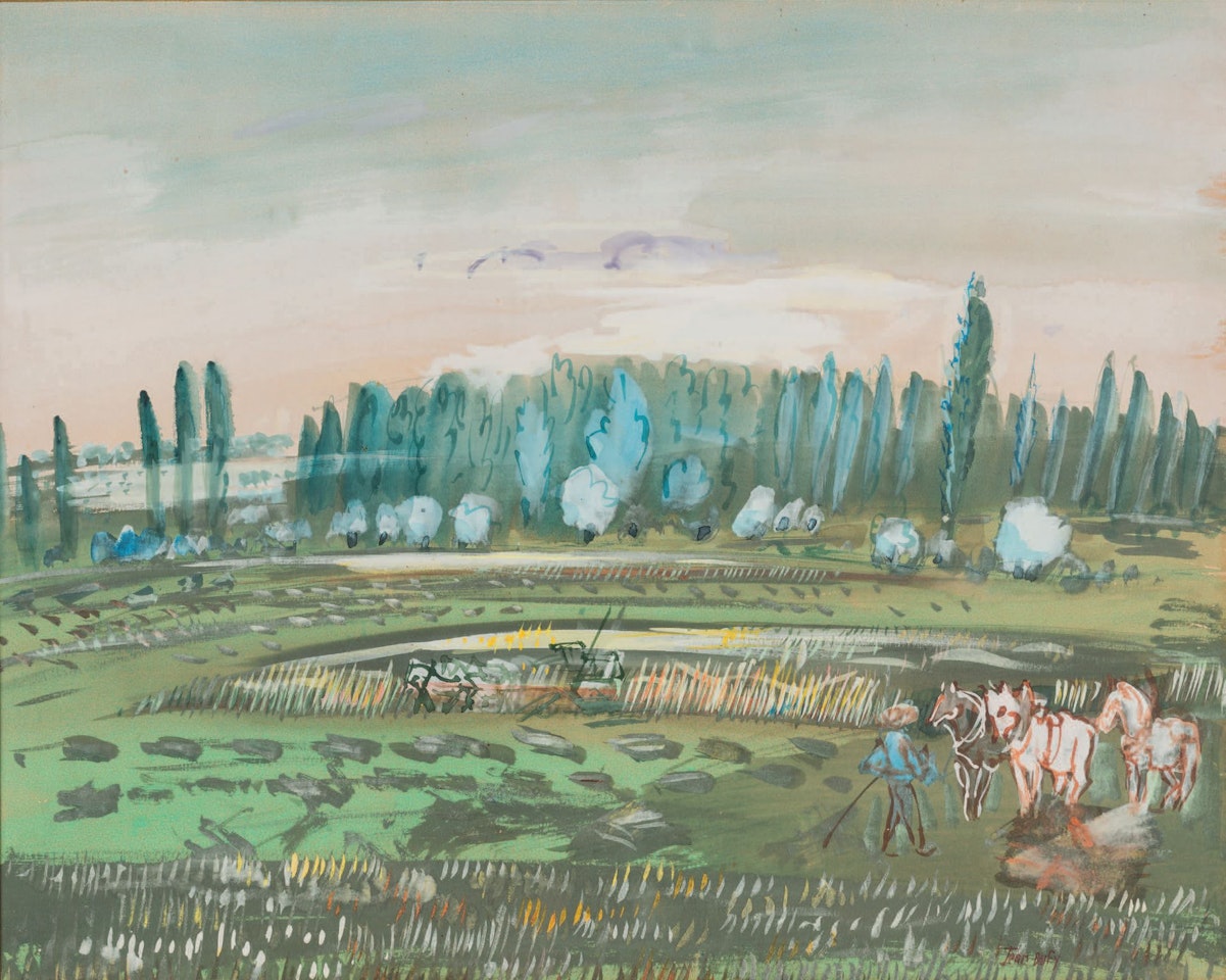 The harvest. by Jean Dufy