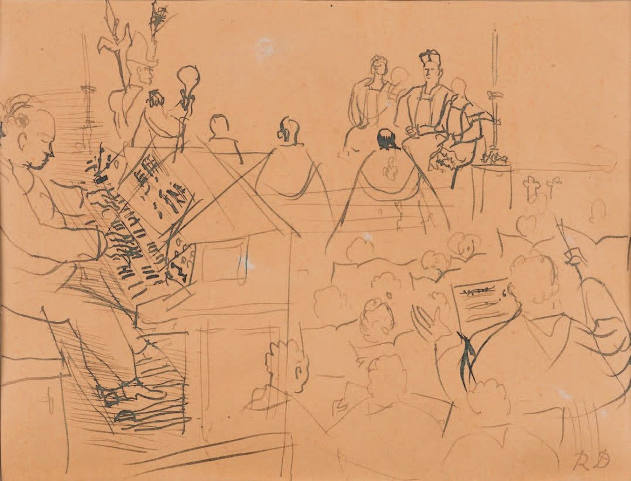 The ordination by Raoul Dufy