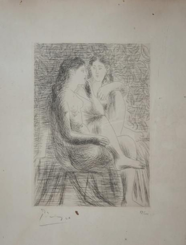 Two seated nudes by Pablo Picasso