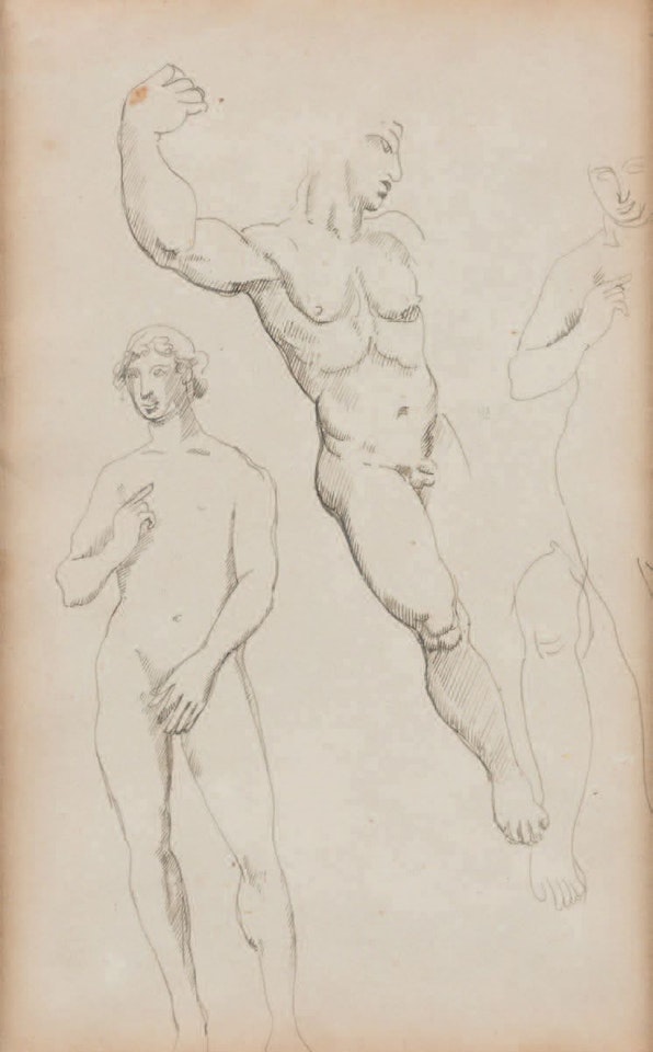 Three nudes by Roger de la Fresnaye