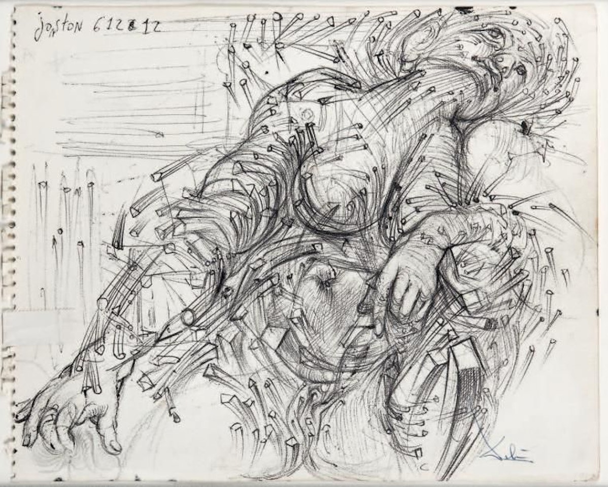 EXPLODED WOMAN by Salvador Dali