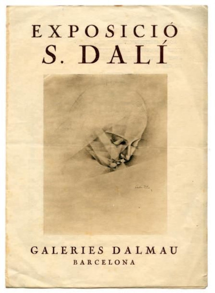 EXHIBITION S. DALI., Barcelona, Galeries Dalmau by Salvador Dali
