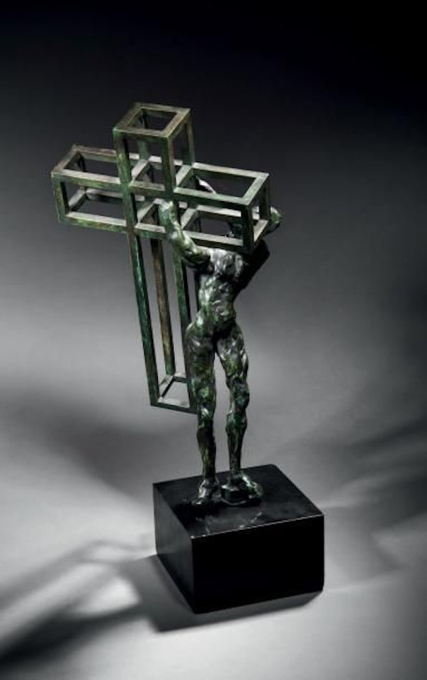 CHRIST CARRYING HIS CROSS by Salvador Dali