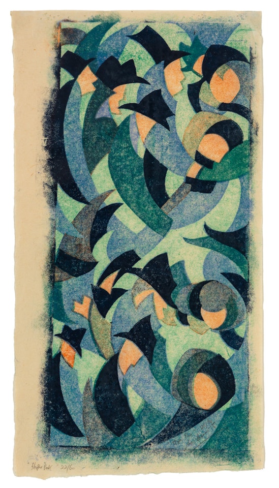 Hyde Park by Sybil Andrews