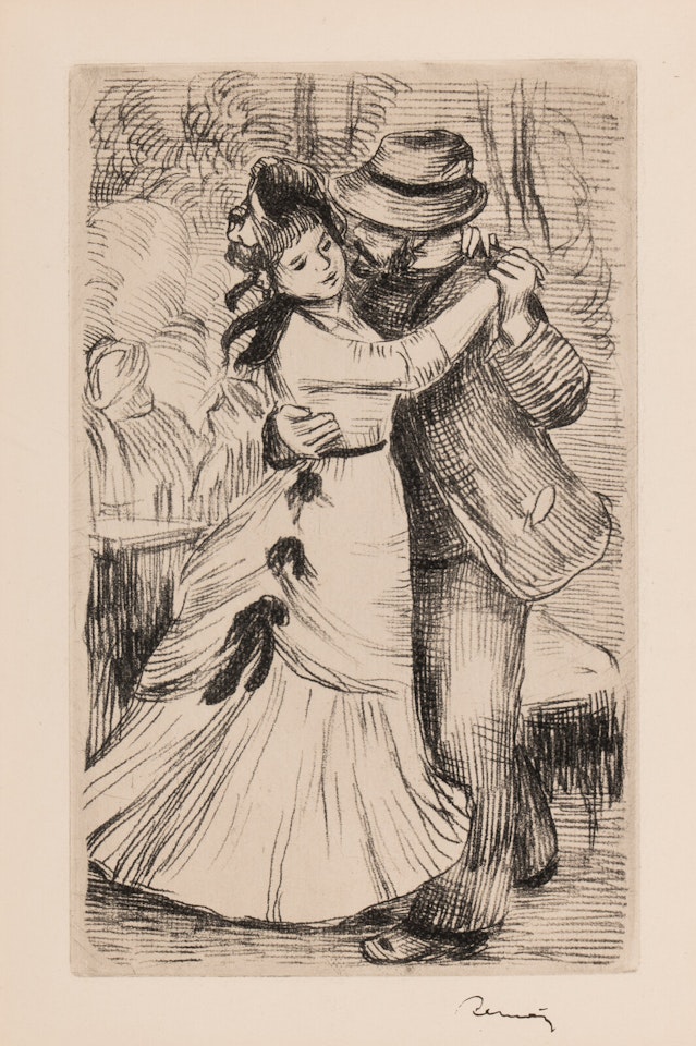 La Danse à La Campagne, 2e Planche by Pierre-Auguste Renoir