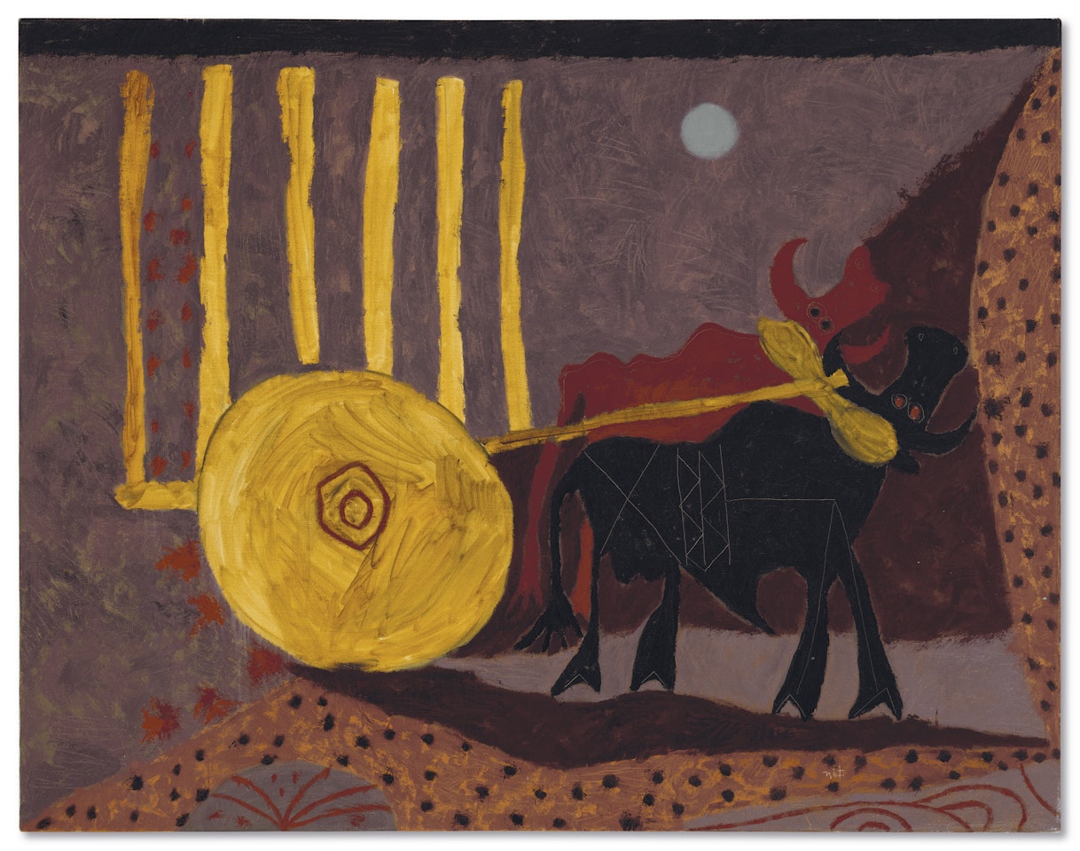 Carreta con bueyes by Rodolfo Nieto