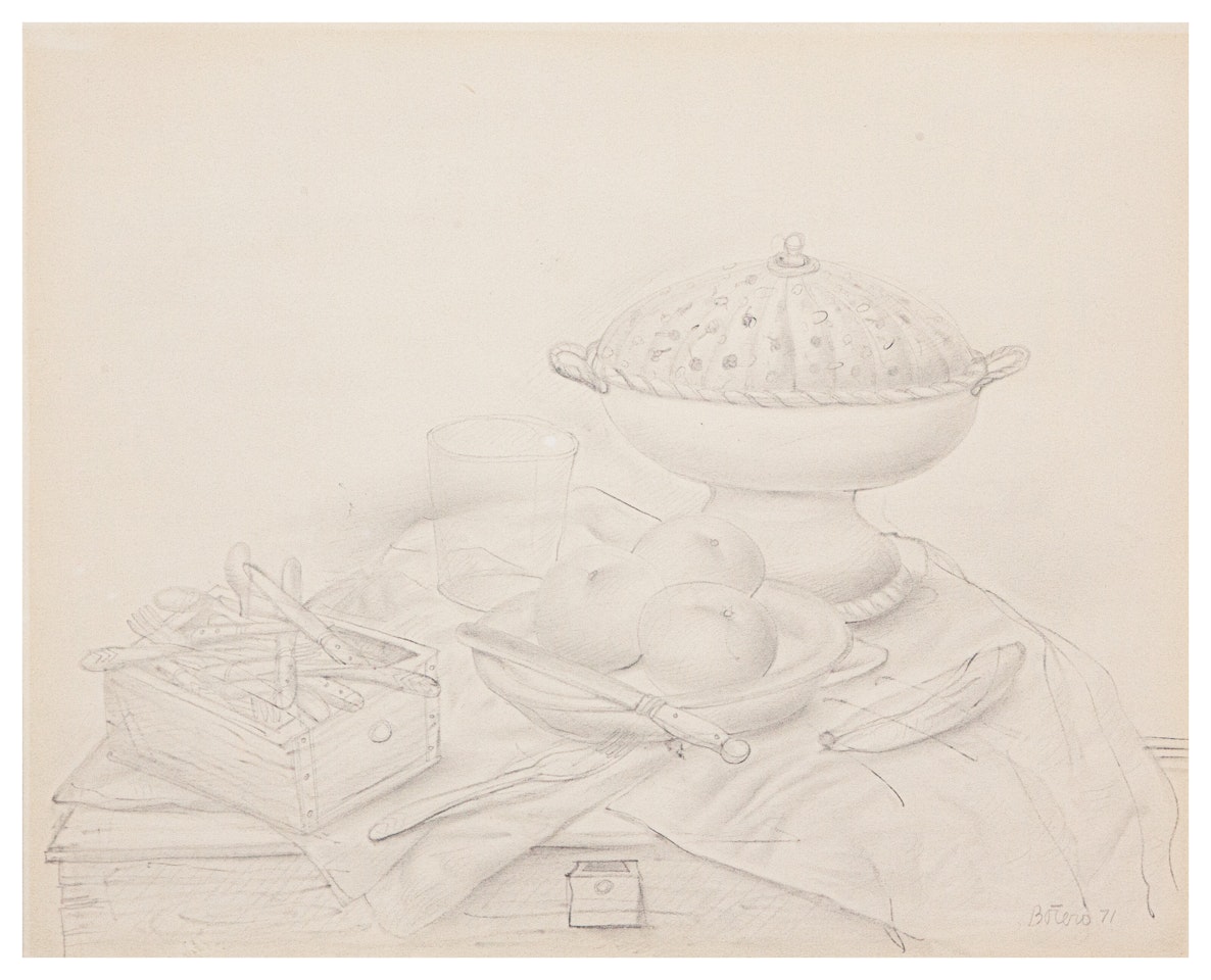 Still Life by Fernando Botero