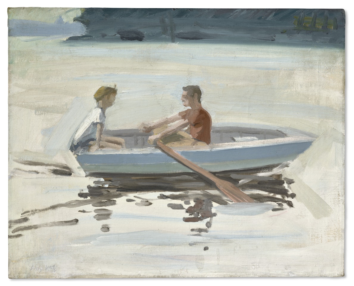 Study for Rowing by Alex Katz