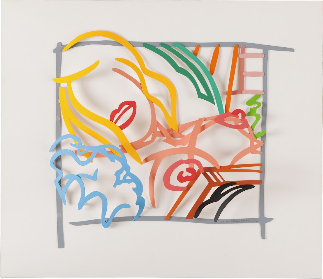Maquette for Bedroom Blonde Doodle with Photo (3D) by Tom Wesselmann