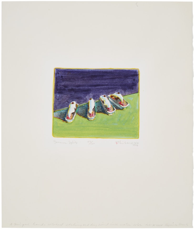 Banana Splits by Wayne Thiebaud