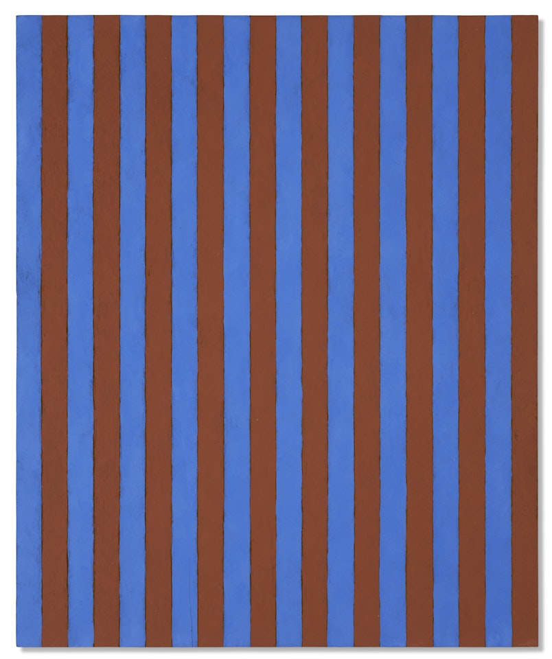 Untitled (Thin Stripe) #11 by Sherrie Levine
