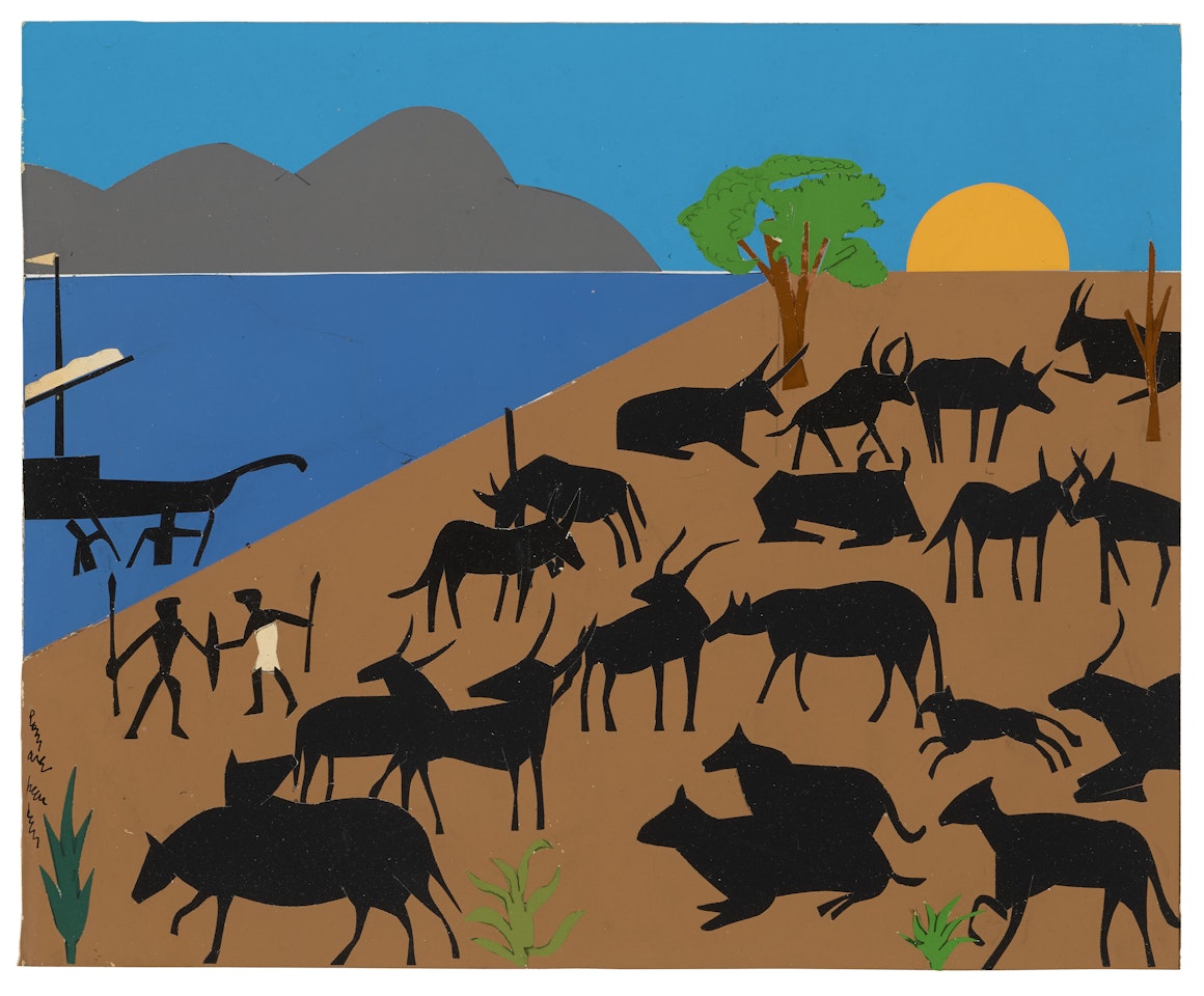 Cattle of the Sun God by Romare Bearden