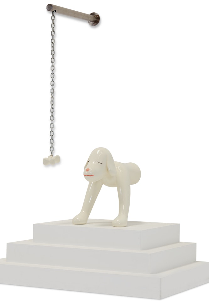 I Think, Therefore I Am...A Dog by Yoshitomo Nara