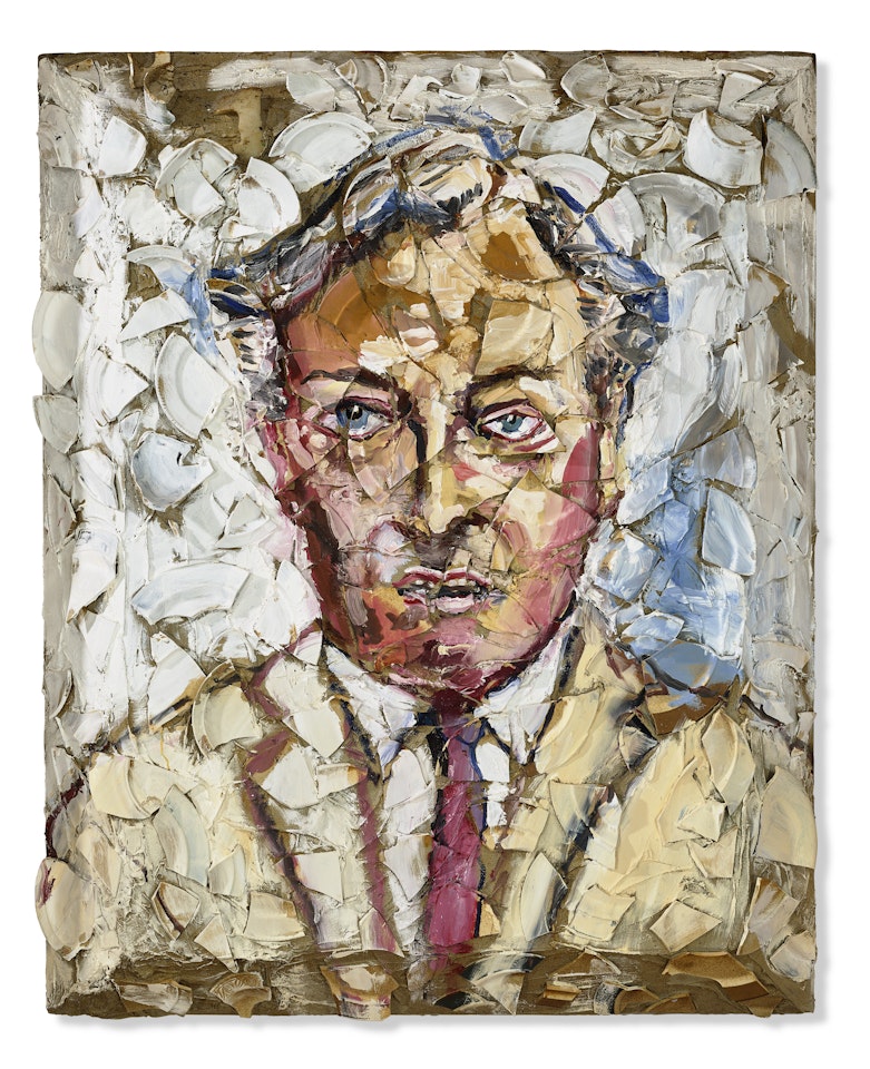 Portrait of Geoffrey Bradfield by Julian Schnabel