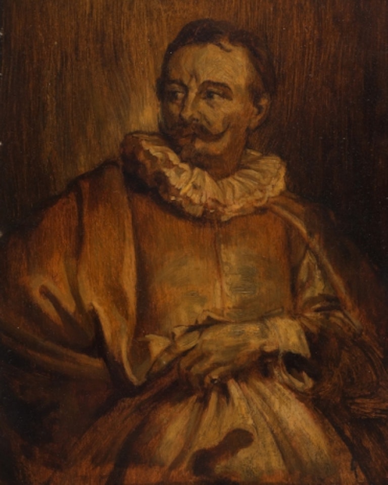 Portrait depicting the artist Adrien van Stalbemt by Anthony van Dyck