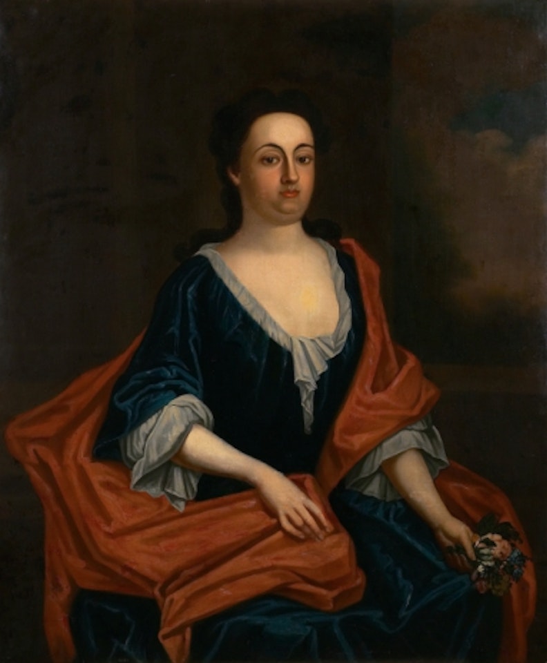 Portrait - waist portrait depicting Elisabeth Foster by Godfrey Kneller