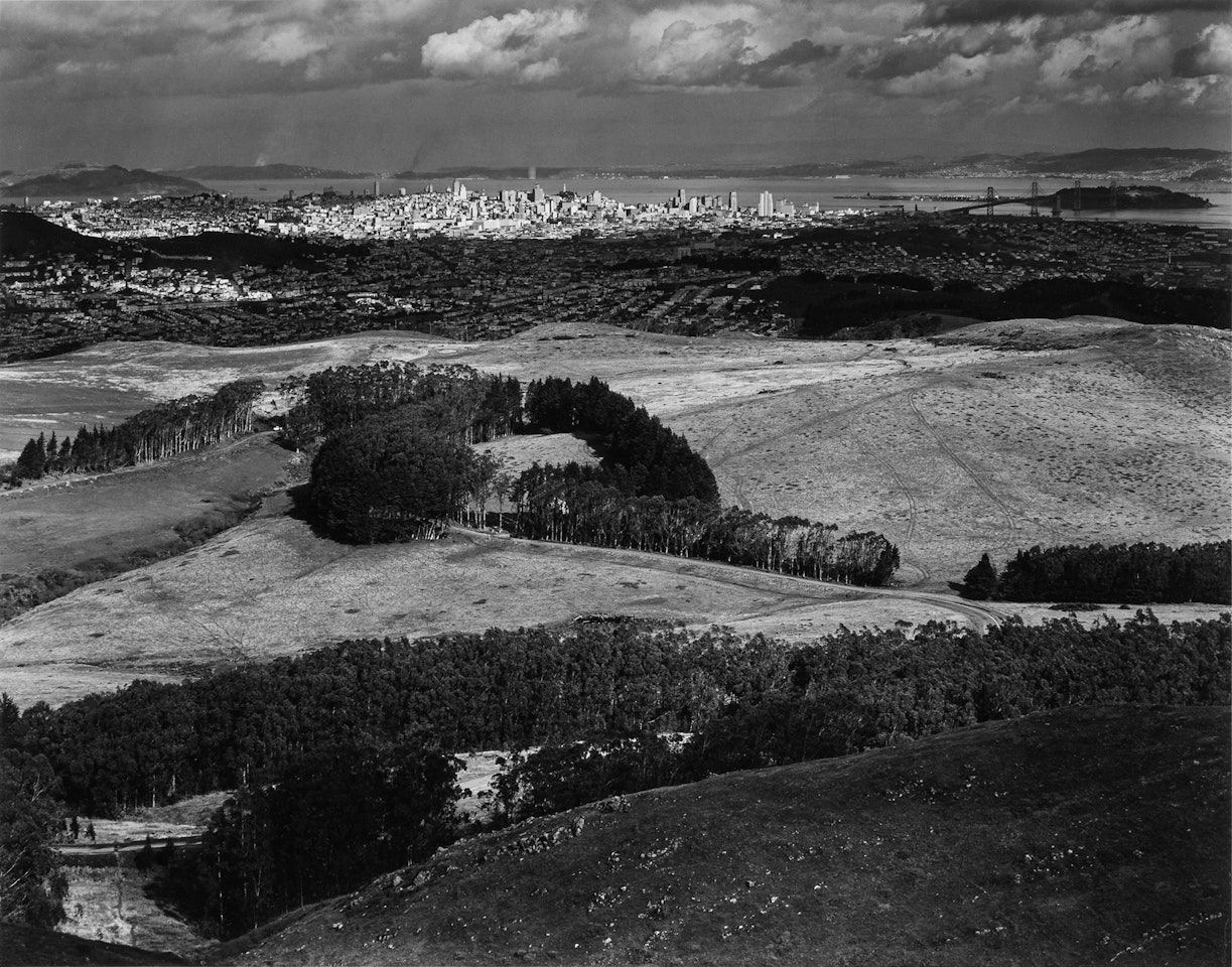 ‘San Francisco from the San Bruno Mountains, California" by Ansel Adams
