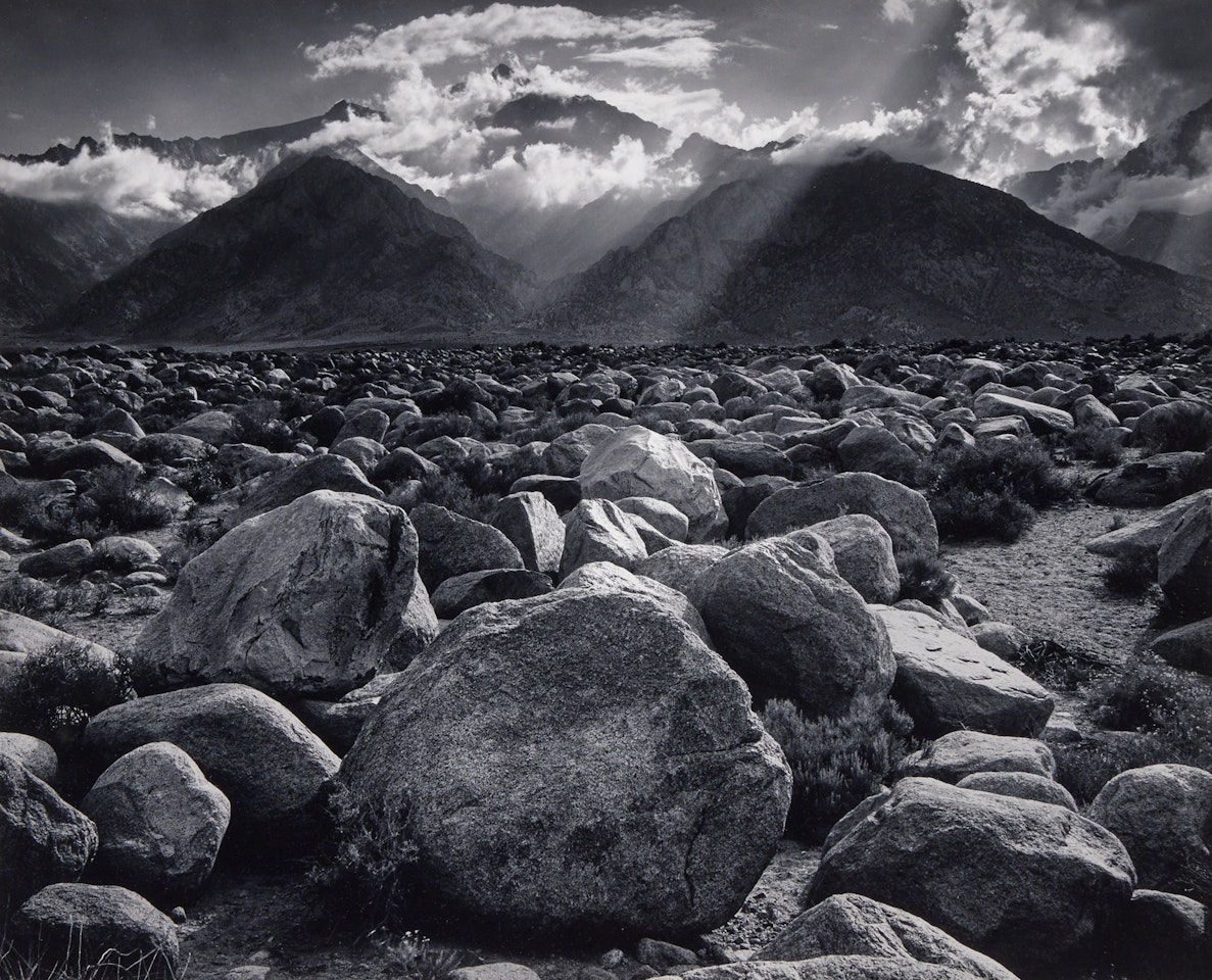 ‘Mount Williamson, Sierra Nevada, from Manzanar, California" by Ansel Adams
