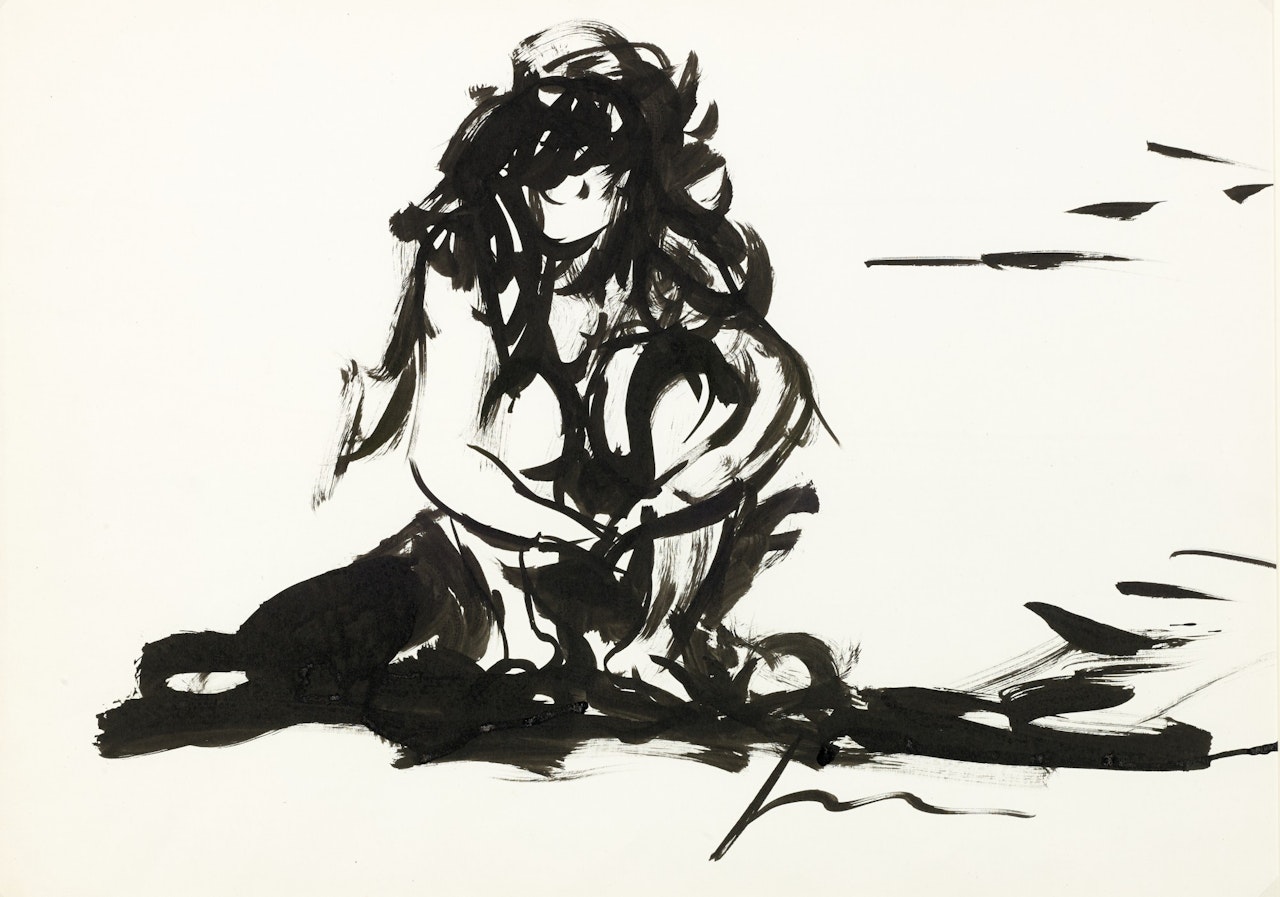 Nudo femminile by Lucio Fontana