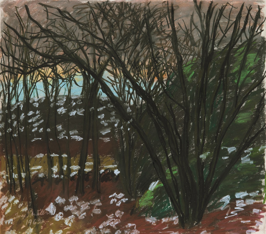 Winter landscape by Inge Schiöler