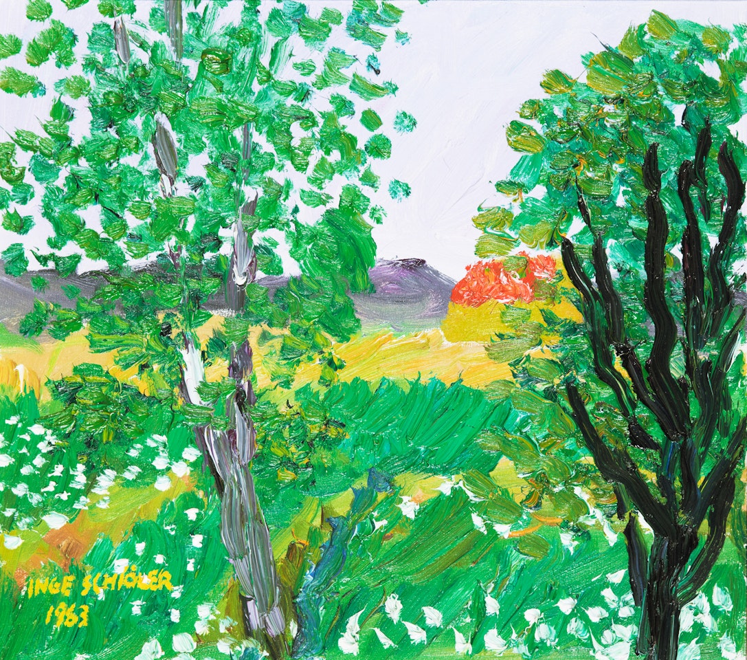 Flowering meadow by Inge Schiöler