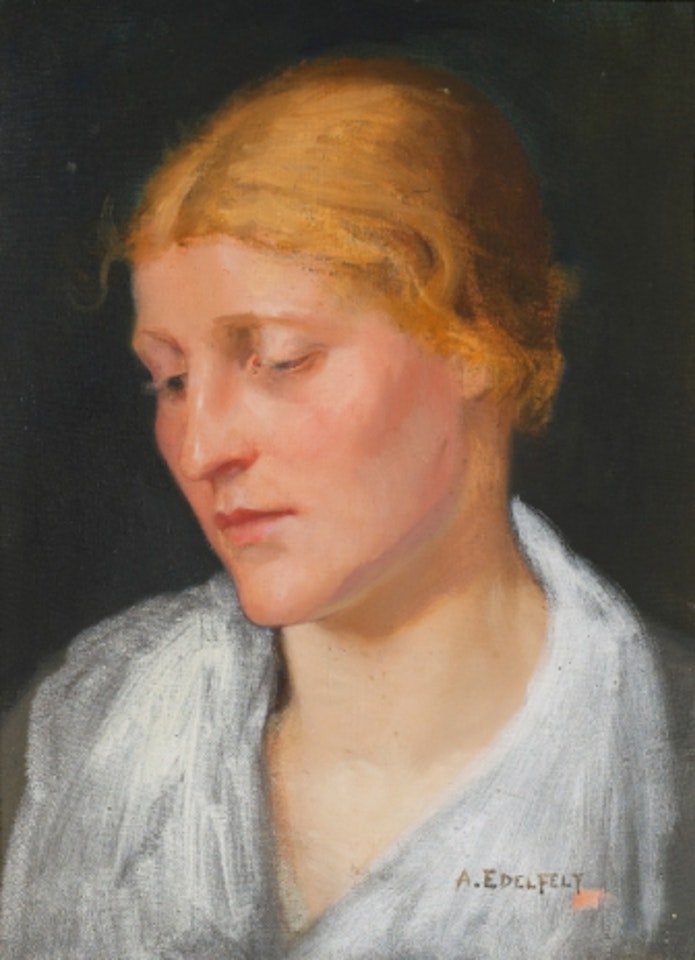 Study for Mary with Child III by Albert Edelfelt