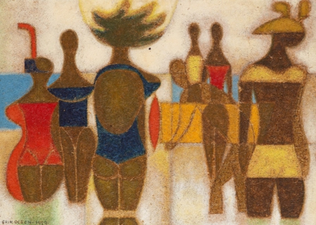 Bathing ladies by Erik Olson