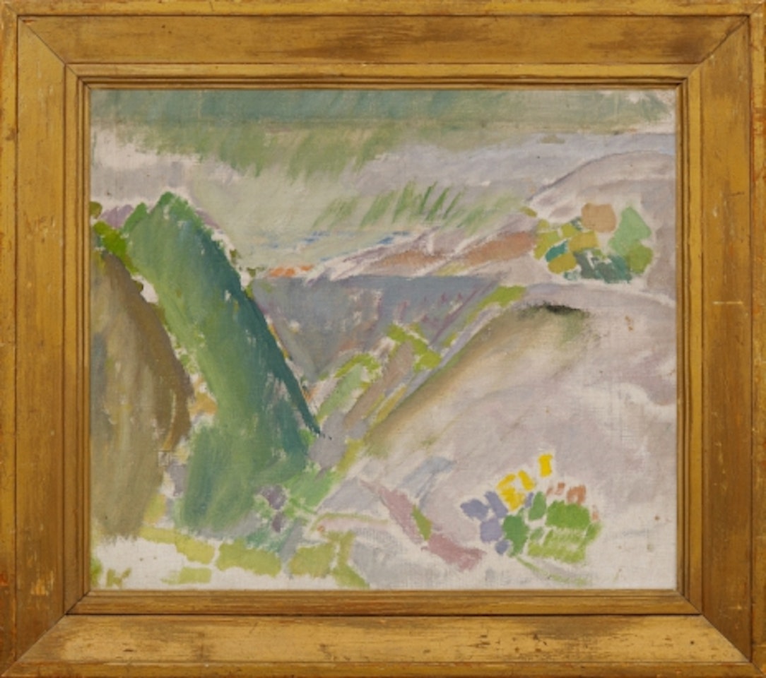 "Study for Sea and Cliffs" by Carl Kylberg