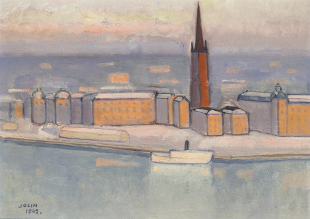 Stockholm view over Gamla Stan by Einar Jolin