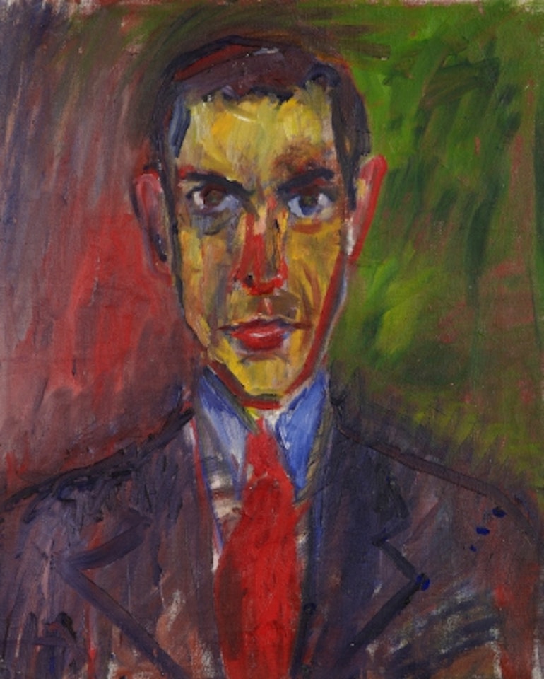 Portrait depicting Yngve Nordvall by Ivan Ivarson