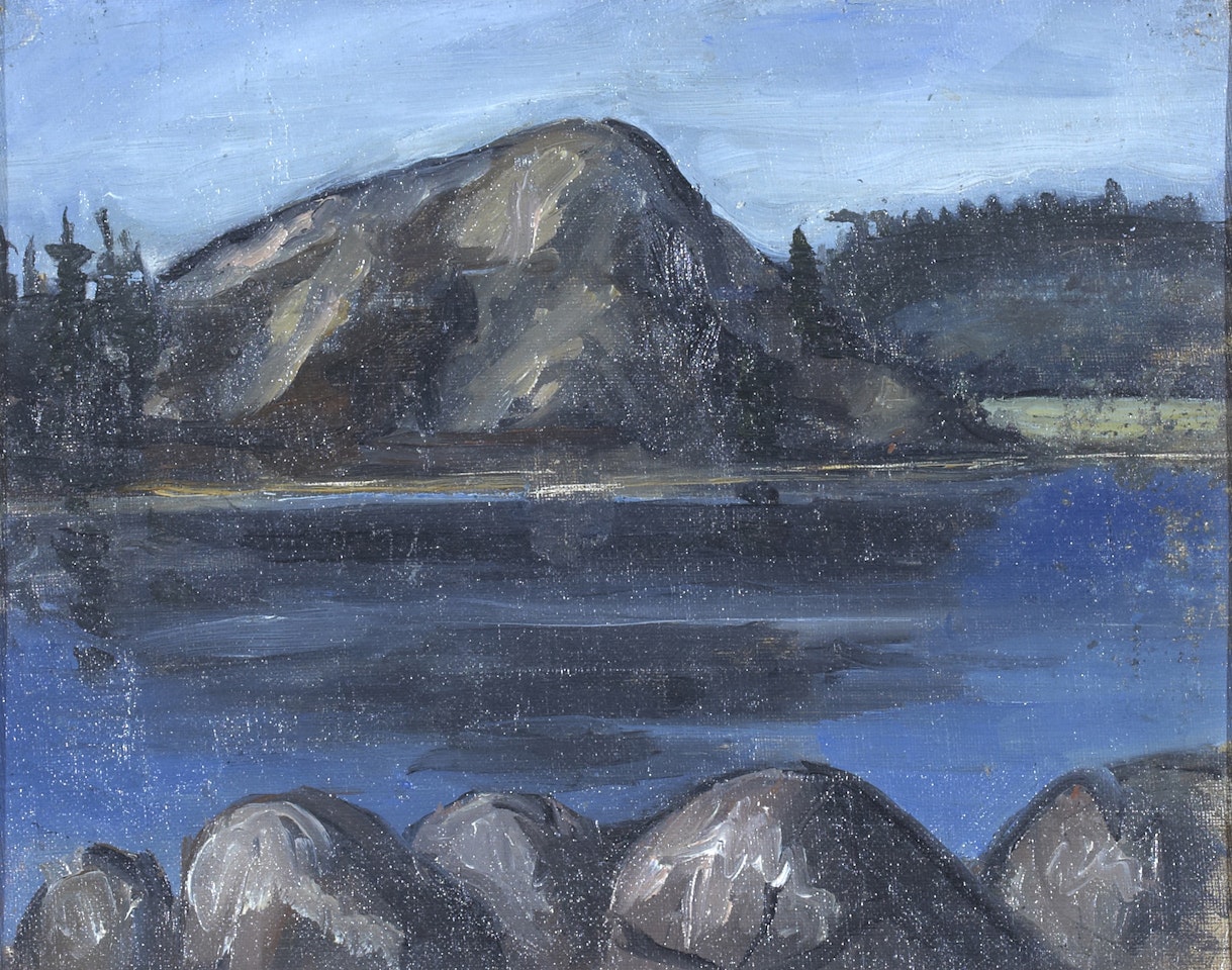 Watercourse with rocks by Ivan Ivarson