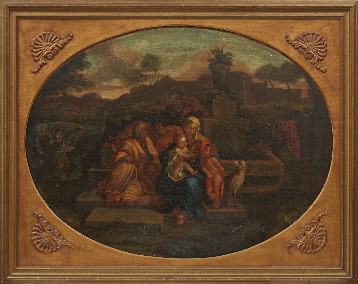 Holy Family with John the Baptist as a child by Nicolas Poussin